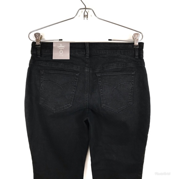NWT CHICO’S 5 Pocket Crop Black Jeans Sz 0 $89! - Picture 6 of 8